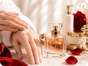 مرطوب کردن پوست قبل از عطر