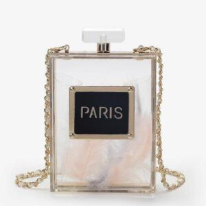 کیف شیشه‌عطری آکریلیک شفاف